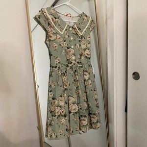 Floral Canvas Dress